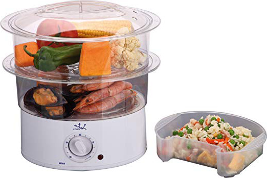 Jata Cv200 Cocina Al Vapor, 400 W, 0.5 litros, 0 Decibelios, Blanco