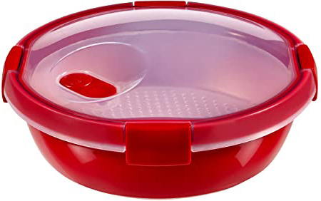 







Curver - hermético Smart Micro Vaporera Redonda 1,1L. - Apto para Microondas - Con Rejilla para Cocinar al Vapor - Descongelar y Recalentar - Color Rojo






