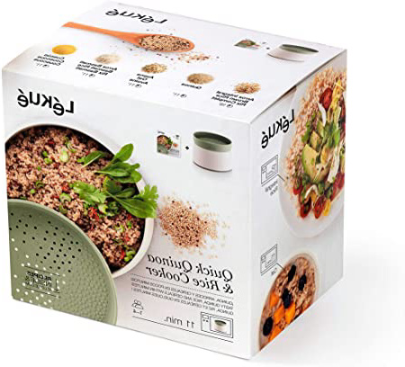 







Lékué Recipiente para cocinar Quinoa, Arroces y Cereales, 1 Litro






