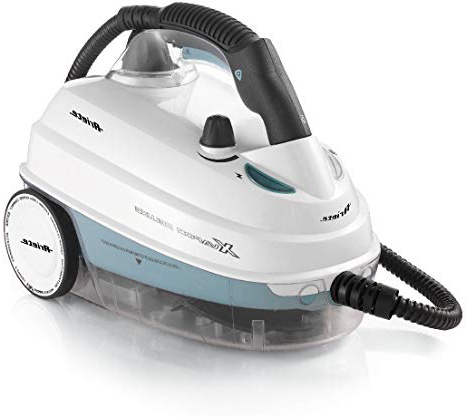 Ariete 4146 Limpiadora de Vapor, 5 Bars de Presión, Potencia 1500 W, Autonomía 55 min., color blanco y detalles en azul