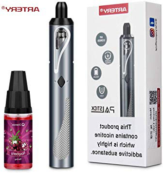 Artery Cigarrillos Electronicos de Vapor Cigarro Electrónico Cigarrillo de Vapor con Ecig Vaper E Liquido E Jugo Frambuesa 800mAh Batería E Cig Top Depósito Recargable 2 ml 0.6ohm Bobina Sin Nicotina