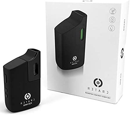 CRATER 420 Mini Portátil Vaporizador de Convección, Hierbas secas Vape, Batería Interna Recargable de 1600mAh, Sin Nicotina