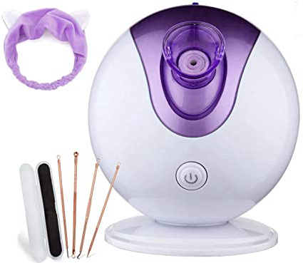 HSD Nano iónico Vaporizador facial Sauna Home SPA niebla caliente hidratante poros limpieza clara humidificador de cuidado de la piel