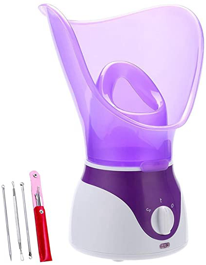 Beauty Nymph profesional eléctrica Termal de la sauna facial niebla vapor y el vapor inhalador, Facebook humidificador cuidado de la piel