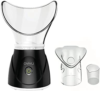 Inhalador de spa facial y sauna digital profesional – Ayuda a abrir los poros y eliminar la suciedad, las bacterias y los residuos de maquillaje