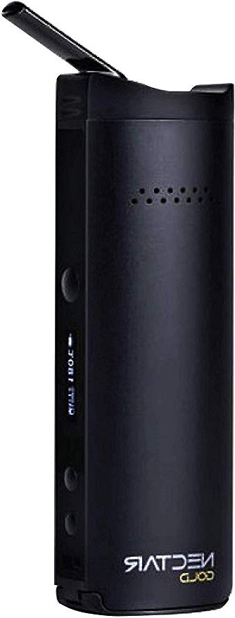 Vaporizador Hierba de Concentrado (2 en 1) | Nectar Gold | Batería Actualizable de 2600mAh, Flujo de Aire Aislado, Monitor OLED Control de Temperatura, 100C-240C - 15s Tiempo de Calentamiento (Negro)