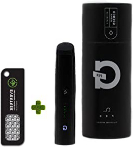 Auténtico Grenco Science G Pen Pro Vaporizer + Evertree Herbal Grinder - Vaporizador Portátil Para Hierbas Secas - Ground Material Convection Vaporiser GPen