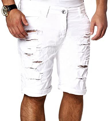 Hombre Verano Vaqueros Cortos -