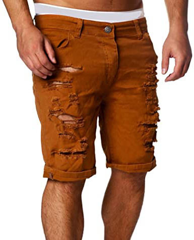 Hombre Verano Vaqueros Cortos -