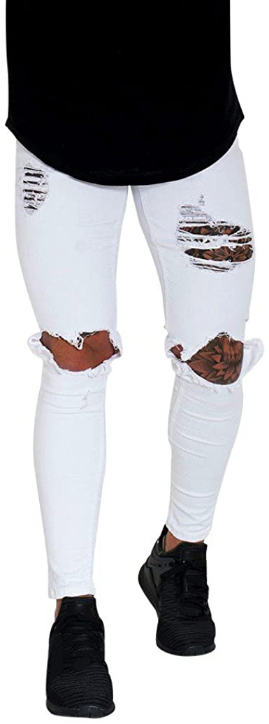 VPASS Pantalones Vaqueros para Hombre,Pantalones