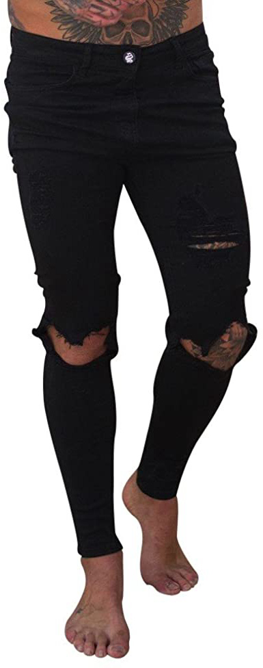 VPASS Pantalones Vaqueros para Hombre,Pantalones