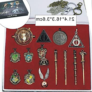 EisEyen 11 unids/Set Harry Potter Hermione Dumbledore Voldemort Varita mágica con Caja de Halloween Harri Potter Chico Hogwarts Varita mágica de Regalo