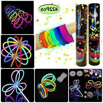 200 Pulseras luminosas glow pack multicolor
