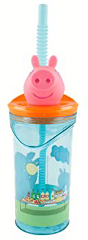 Stor Vaso FIGURITA 3D 360 ML | Peppa Pig Core