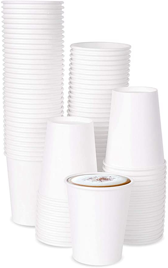 Vasos de Papel ECOGREEN 7 oz X 100 unds (Blanco)
