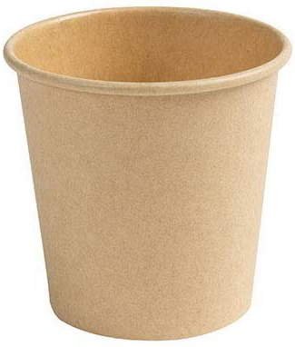 BIOZOYG Taza ecologica para café de Papel marrón sin blanquear I Taza de café expreso cata I 50 Piezas Taza café para Llevar desechable Biodegradable 100 ml 4 oz
