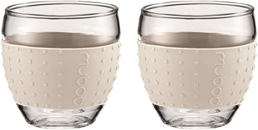 Bodum Set de Vasos térmicos, Blanco Crema, 0,1 litros