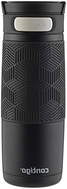 Contigo Transit Termico Autoseal, Café, Taza de Viaje en Acero Inoxidable, Vaso Termo antigoteo, Copa con Tapa fácil de Limpiar sin BPA, 470 ml