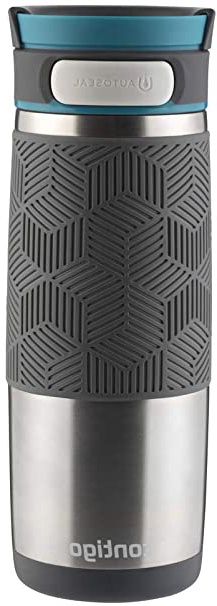 Contigo Transit Termico Autoseal, Café, Taza de Viaje en Acero Inoxidable, Vaso Termo antigoteo, Copa con Tapa fácil de Limpiar sin BPA, 470 ml