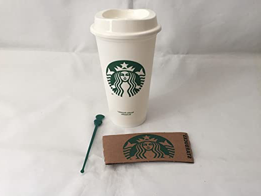 Starbucks White Reusable Travel Mug