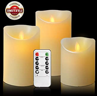 
                
                    
                    
                

                
                    
                    
                        OSHINE - Velas sin Llama, Juego de 3 Pilares de Cera Real sin Goteo con LED de Baile Realistas y Control Remoto de 10 Teclas con Función Temporizador, Marfil
                    
                

                
                    
                    
                
            