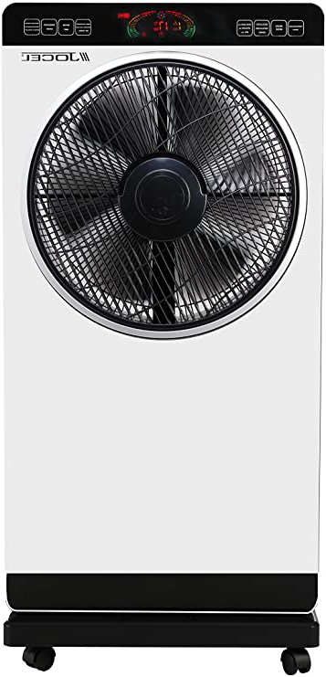Jocel JVAB030528 Ventilador nebulizador, 80 W, 2 litros, Plástico, 3 Velocidades, Blanco