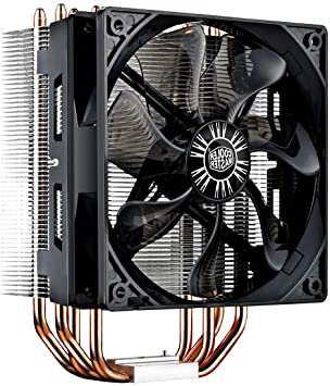 Cooler Master Hyper 212 EVO Sistema Refrigeración de CPU – Alta Prestaciones - 4 Tubos de Calor Contacto Directo Continuo, Ventilador PWM de 120 mm, Negro