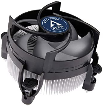 ARCTIC Alpine 12 CO - Enfriador de CPU para Intel, Funcionamiento Continuo, Ventilador PWM de 92 mm, con Compuesto Térmico MX-2 Pre-aplicado, Fácil Instalación