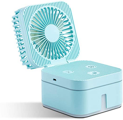 LUXNOVAQ Mini Ventilador USB Desktop