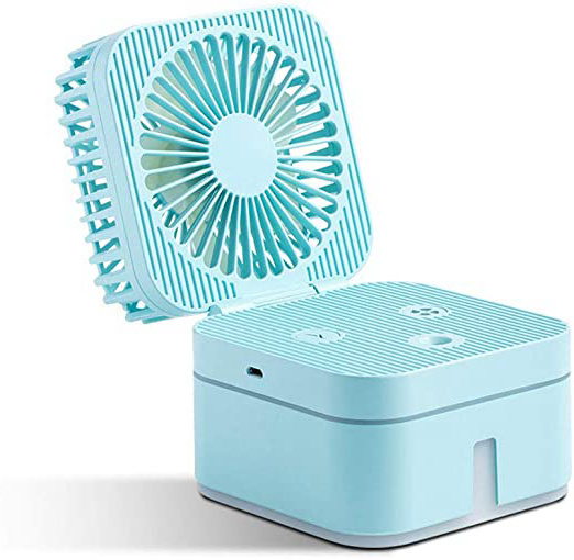 LUXNOVAQ Mini Ventilador USB Desktop