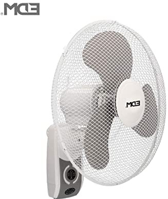 Ventilador de pared 45W 40cm 3 velocidades con mando a distancia EDM 33916