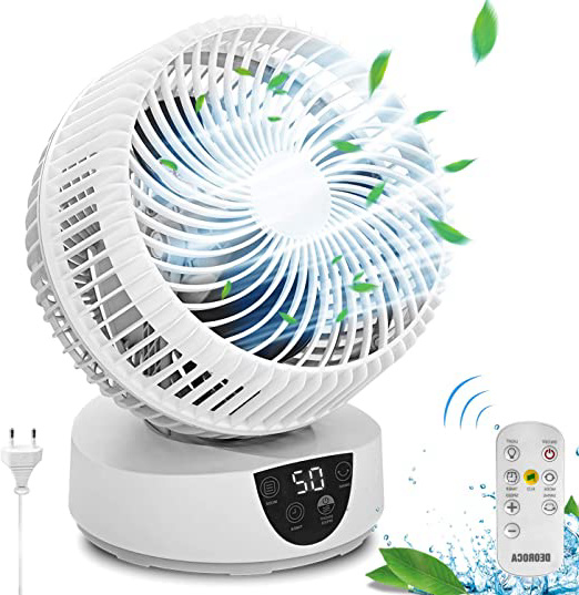 FUNKAM Ventilador de Escritorio Ventilador