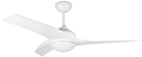 Orbegozo CP 90132 Ventilador de techo con luz y mando a distancia, 3 palas, 132 cm de diámetro, potencia 60 W y 3 velocidades