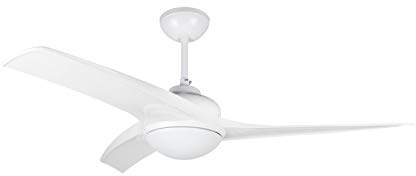 Orbegozo CP 90132 Ventilador de techo con luz y mando a distancia, 3 palas, 132 cm de diámetro, potencia 60 W y 3 velocidades