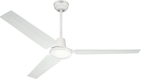 Westinghouse Lighting Industrial Ventilador de Techo, Acabado en blanco con aspas blancas, 142 cm