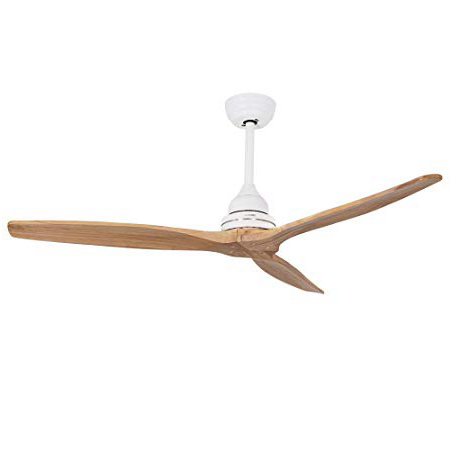 Cecotec Ventilador de Techo ForceSIlence Aero 590. 3 Aspas, 3 Velocidades, Temporizador 6 Horas, Mando a Distancia, Haya, 70W
