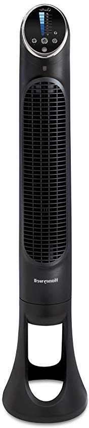Honeywell HYF290E 4 Ventilador Torre Quietset Potente, Ultrasincioso con Mando A Distancia, Negro, Talla Única