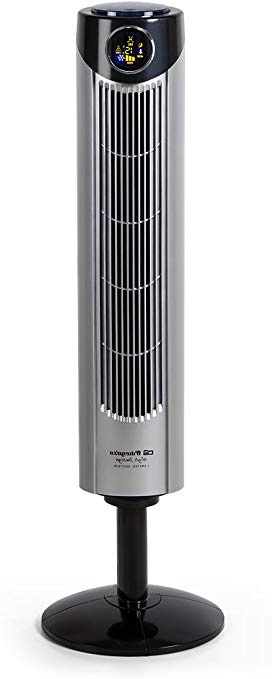 Orbegozo TWM 1015 Ventilador de torre iónico, mando a distancia, 3 modos de ventilación, display digital, función temporizador, 3 velocidadessilencioso, rotación 80ºC