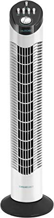 Cecotec Ventilador de Torre ForceSilence 790 Skyline. 30'' (76cm) de Altura, Oscilante, Motor de Cobre, 3 Velocidades, Temporizador 2 Horas, 50W