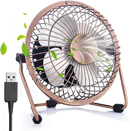 iVoler Mini Ventilador USB Silencioso,