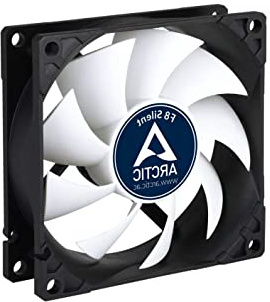ARCTIC F8 Silent - Ventilador Caja de 80 mm Super silencioso, con Carcasa estándar, Casi silencioso, Posibilidad de Instalar en Dos direcciones