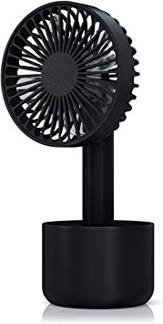 CSL - Ventilador Togo con batería Recargable - Ventilador de Mesa Ventilador portátil USB - Ventilador Recargable - 3 velocidades - Ahorro energético Solo 4W - Pantalla LED - Gran Flujo de Aire