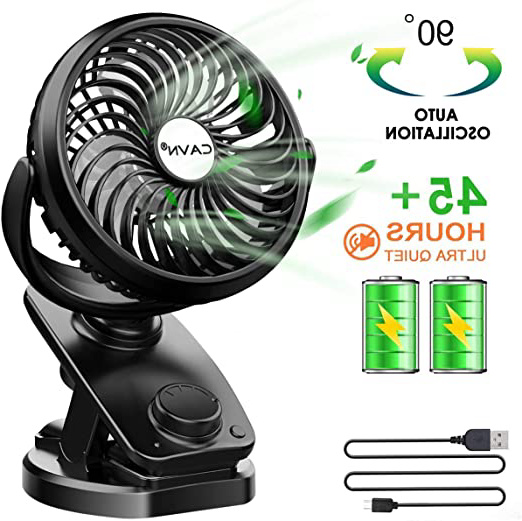 
                
                    
                    
                

                
                    
                    
                        CAVN Ventilador USB, Mini Ventilador Portatil Clip Ventilador de Silencioso, 360 Grados de Rotación, 5000mAh Recargable Batería Ventilador pc para la Oficina, Hogar,Viajar, Acampar, Cochecito
                    
                

                
                    
                    
                
            