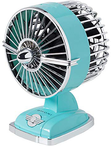 IKOHS Ventilador de Mesa Retro Line VT1511-IK USB 1.5W Capri - (Elige Color)