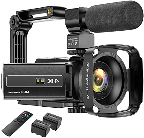 Videocámara 4K WIFI 48MP IR