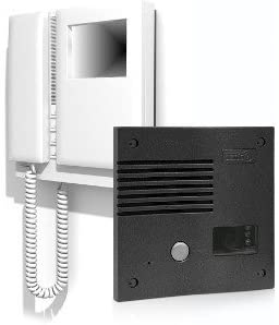 KIT VIDEO-PORTERO COLOR 1 VIVIENDA GOLMAR SV-801se color (3+coaxial) antivandalico COLOR GRAFITO