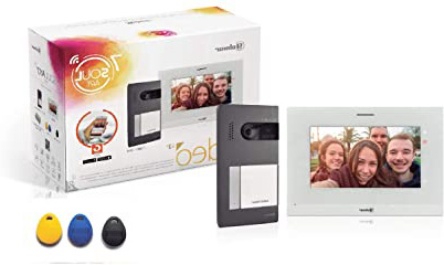 Golmar Videoportero Kit 1 Línea S5110/ART 7W con Monitor e Wi-Fi Integrado, 7", Gris