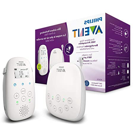 Philips Avent SCD713/00 - Vigilabebes con privacidad y seguridad DECT, luz nocturna