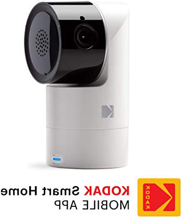KODAK Cherish C125 Cámara Vigilabebe de alta definición con WiFi y App móvil - Zoom y Inclinación Remoto, Visión nocturna infrarrojos y conversación bidireccional - Complemento de vigilabebés