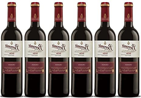 Beronia Crianza Vino D.O.Ca. Rioja - 6 Botellas de 750 ml - Total: 4500 ml